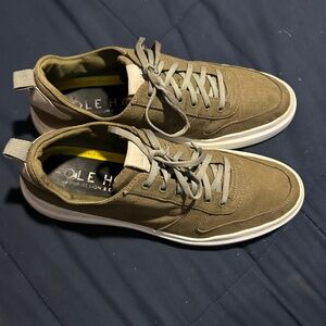 Cole Haan GrandPro Olive Green Tennis Shoe